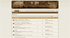 Desktop Screenshot of goreanforums.net